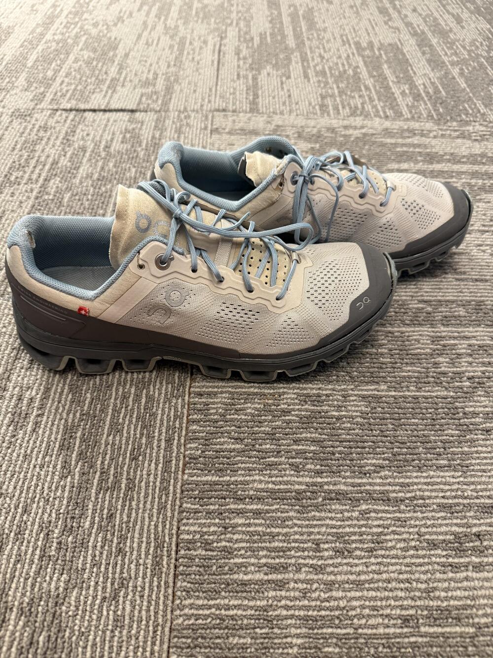 On Cloudwander Shoes Womens Size 8.5 Gray Trail Hiking Missiongrip CloudTec